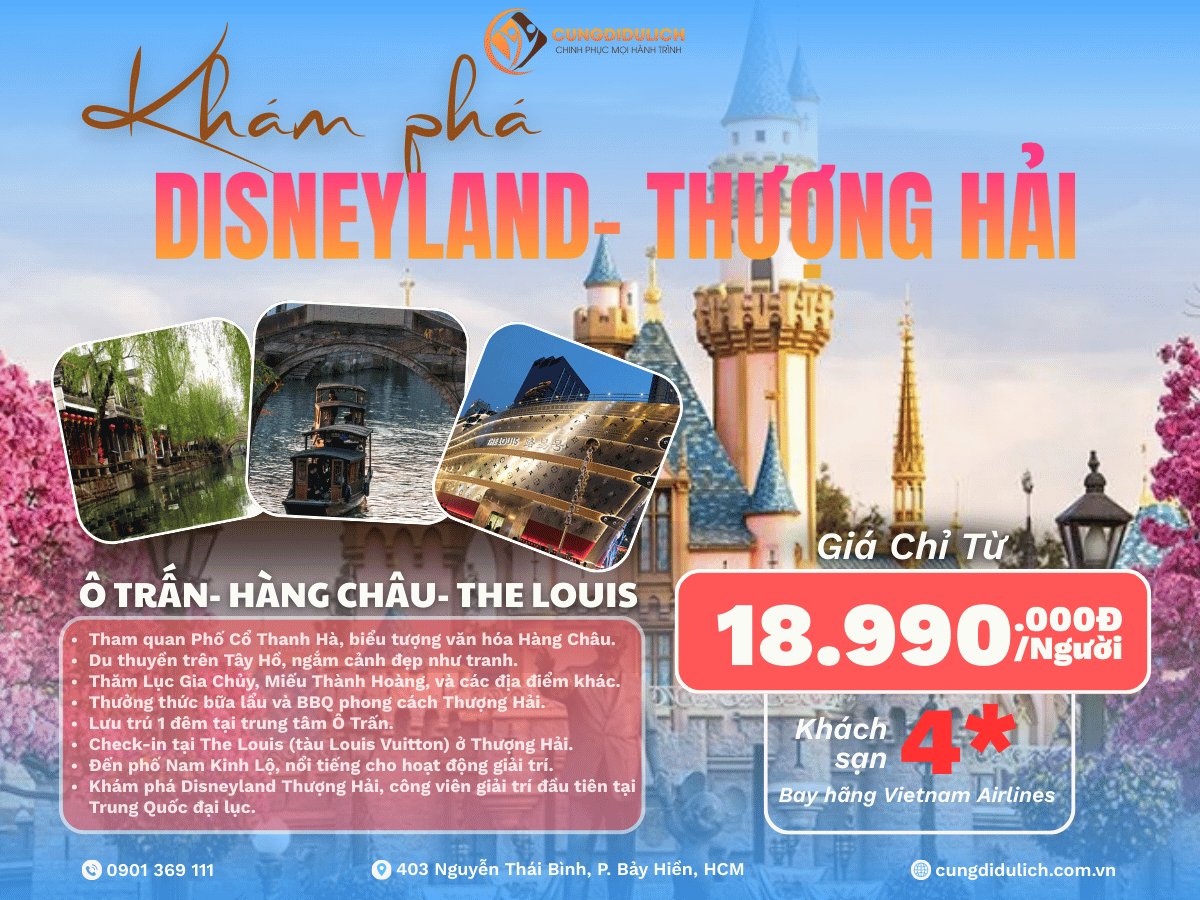 Cùng Đi Hàng Châu- Ô Trấn- Disneyland- Thượng Hải 5N4Đ - 19