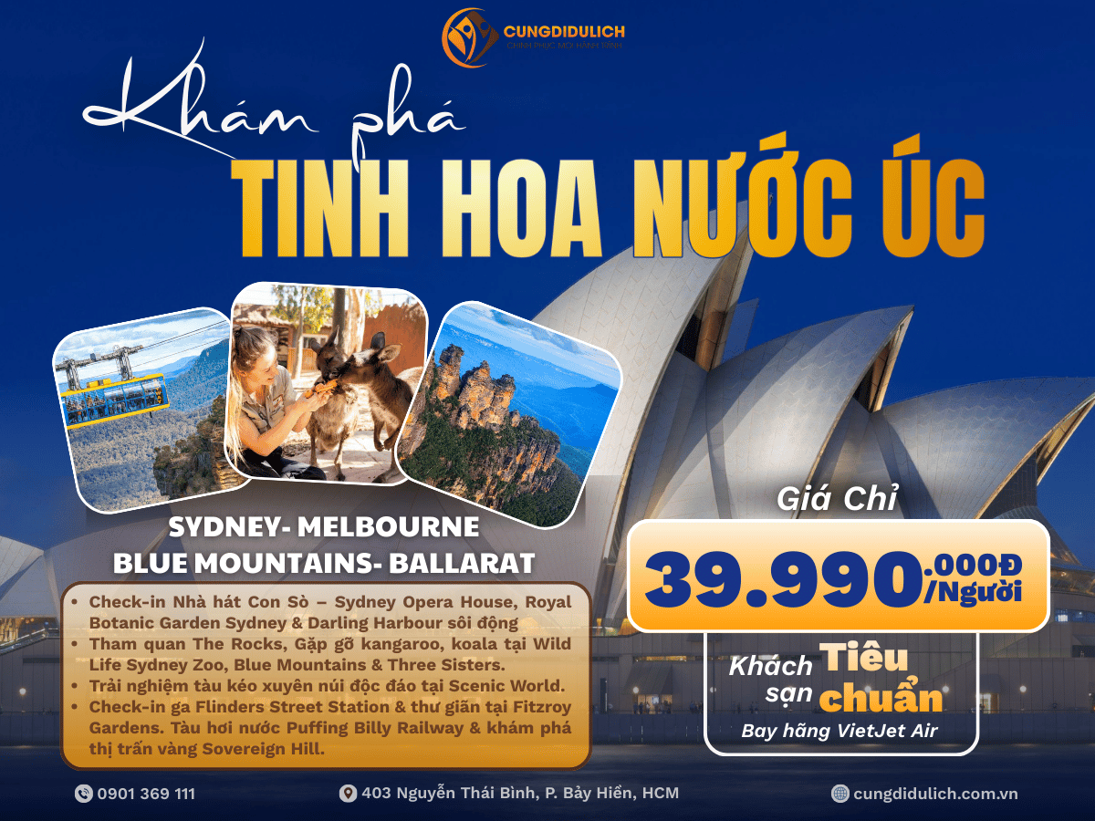 Khám Phá SYDNEY- MELBOURNE- 7N6D