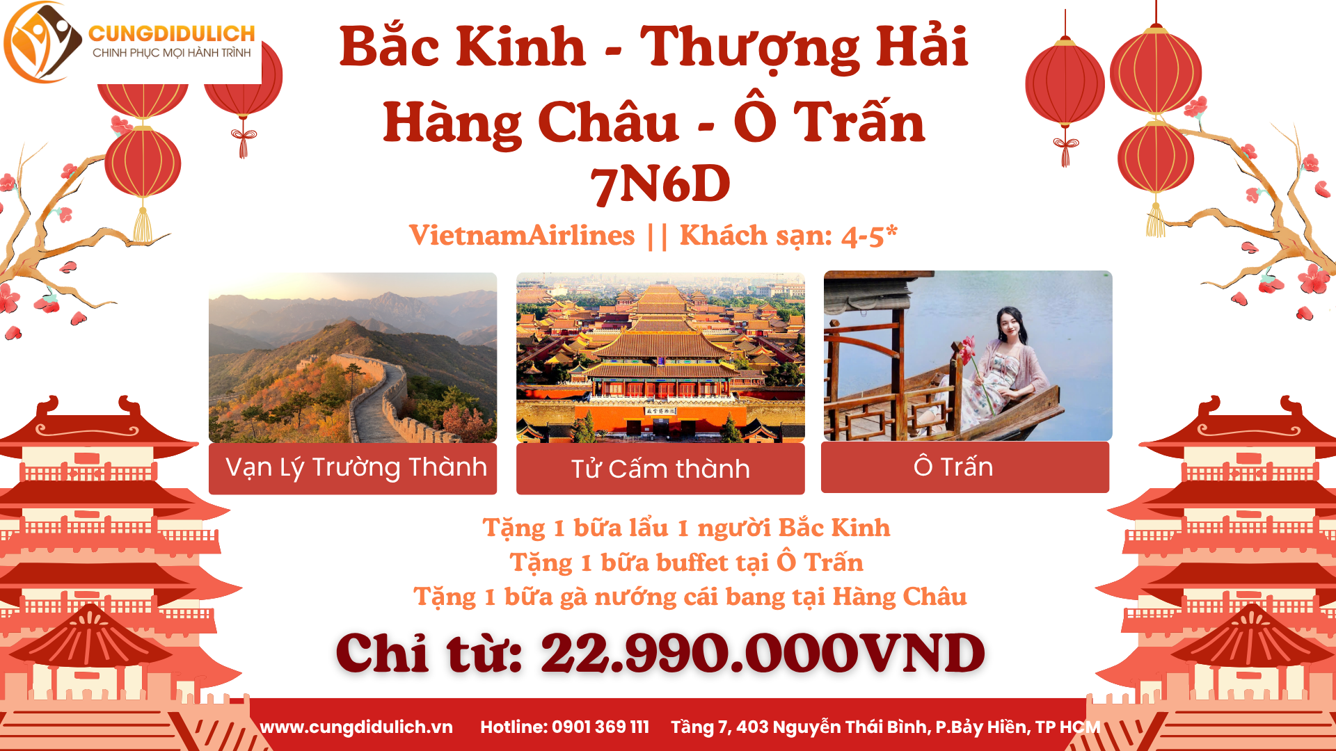 Cùng Đi Trung Quốc (Bắc Kinh - Thượng Hải ) 7 Ngày 6 Đêm bay Vietnam Airlines - 1