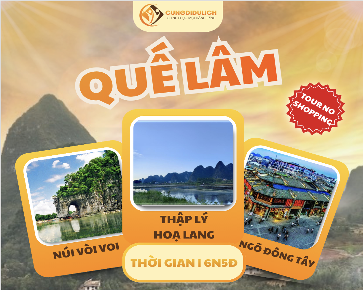 Cùng đi Trung Quốc: Quế Lâm – Dương Sóc