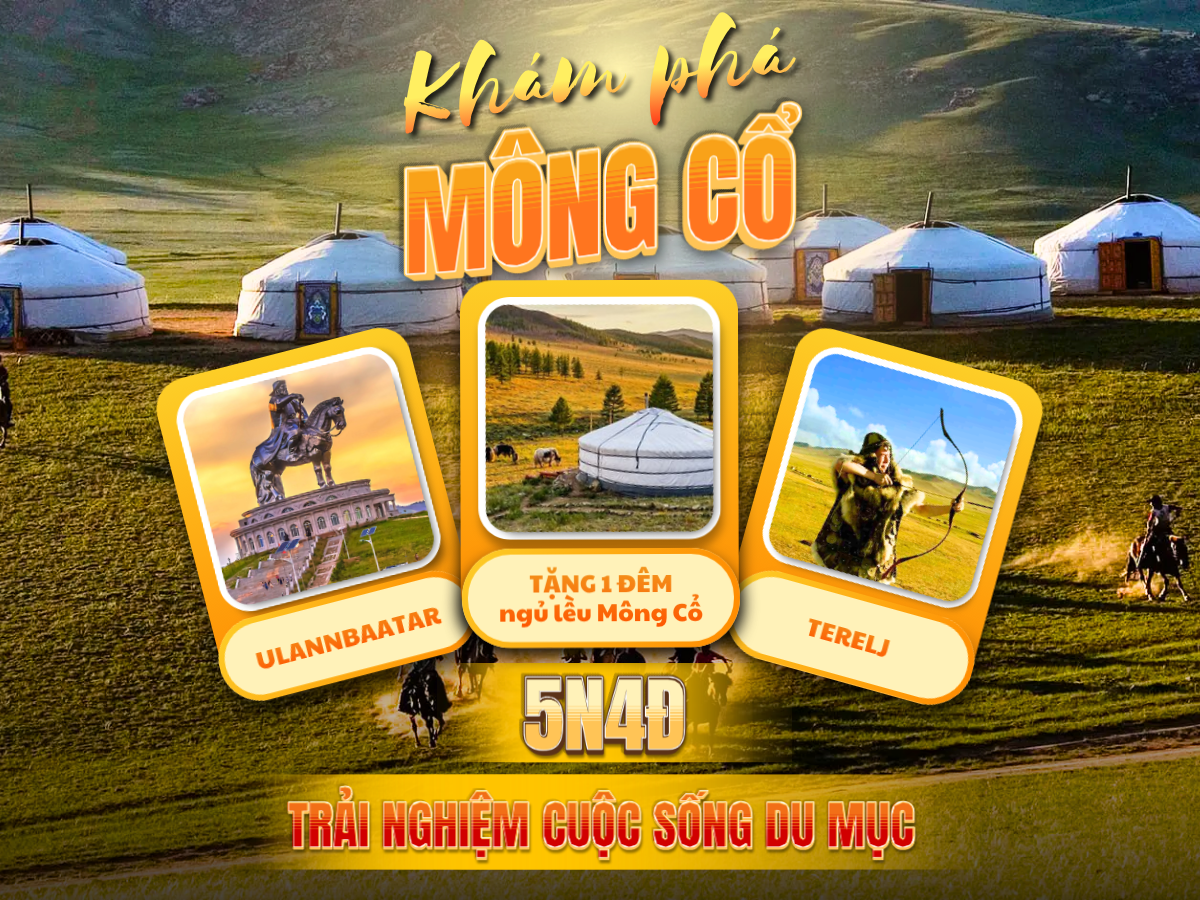 Mông Cổ: Ulannbaatar – Terelj