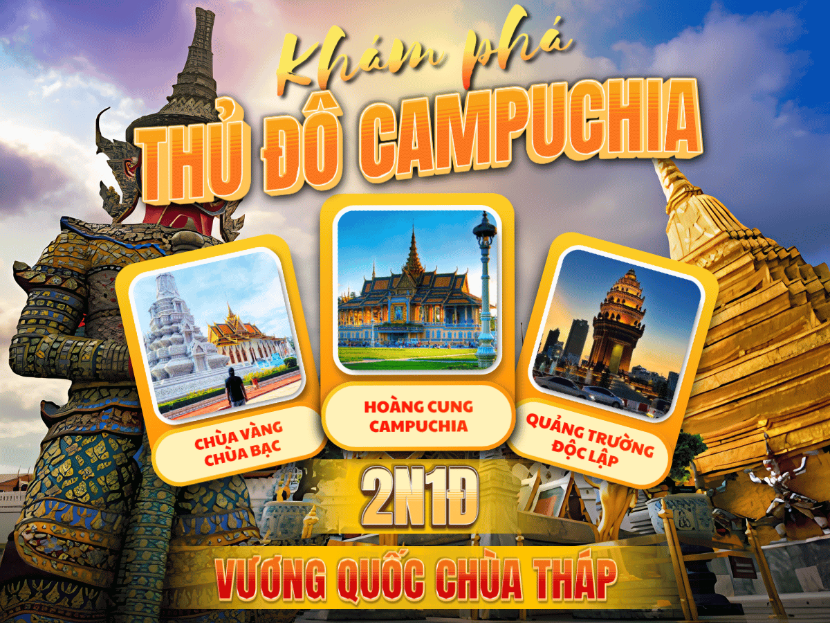 Campuchia: Phnôm Pênh – Hoàng Cung