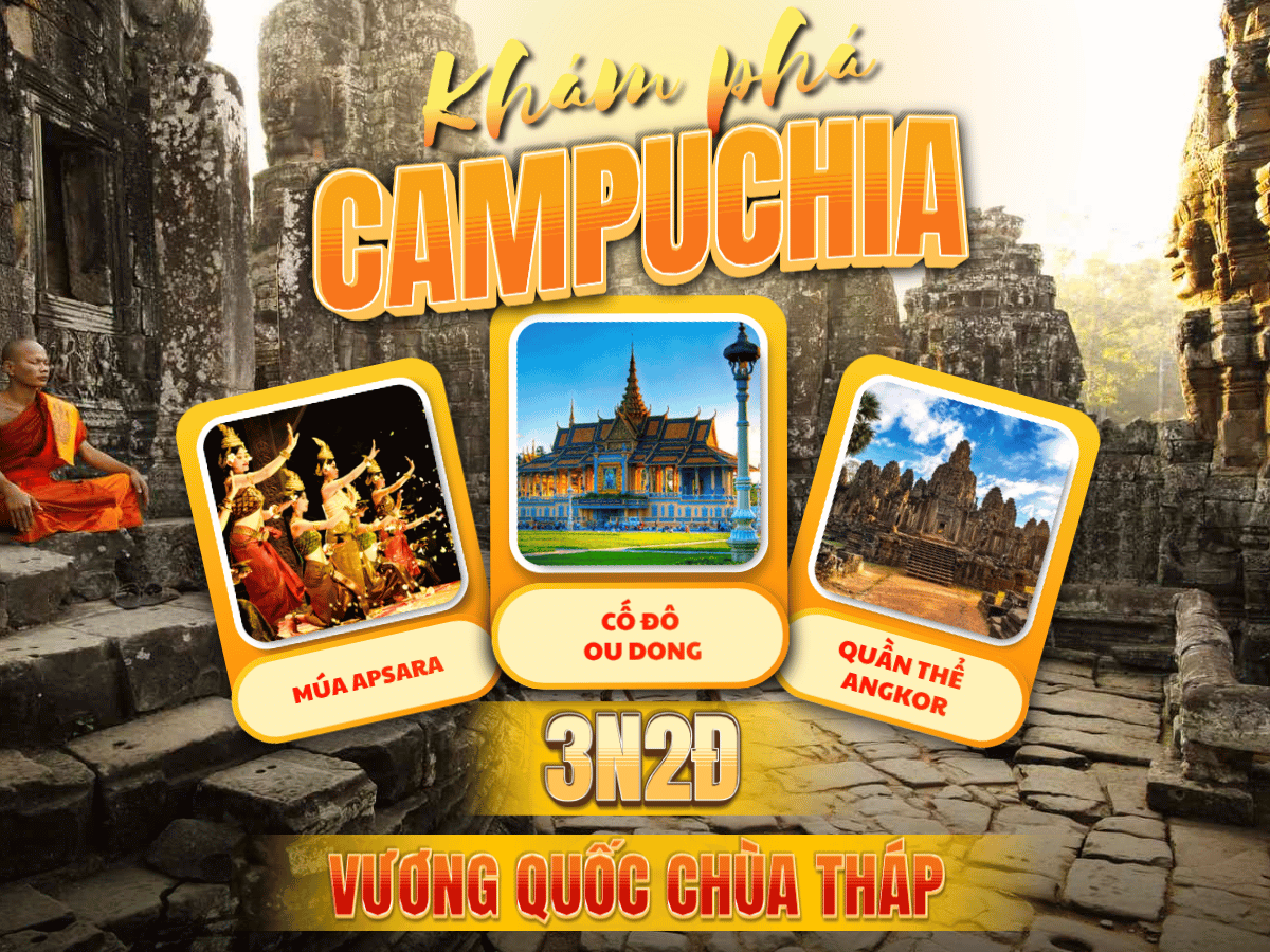 Campuchia: Siêm Riệp – Cố Đô Ou Dong