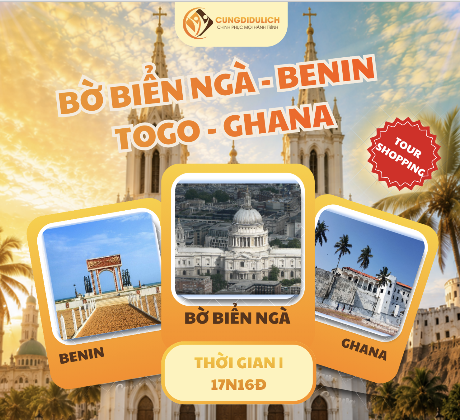 Châu Phi: Bờ Biển Ngà – Ghana – Togo – Benin