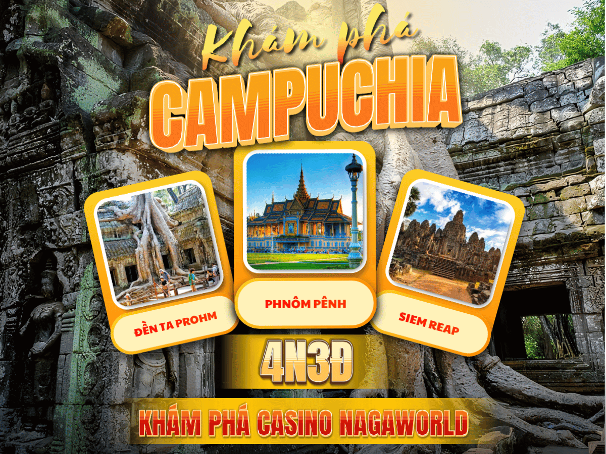 Campuchia: Phnôm Pênh – Siêm Riệp – Ou Dong
