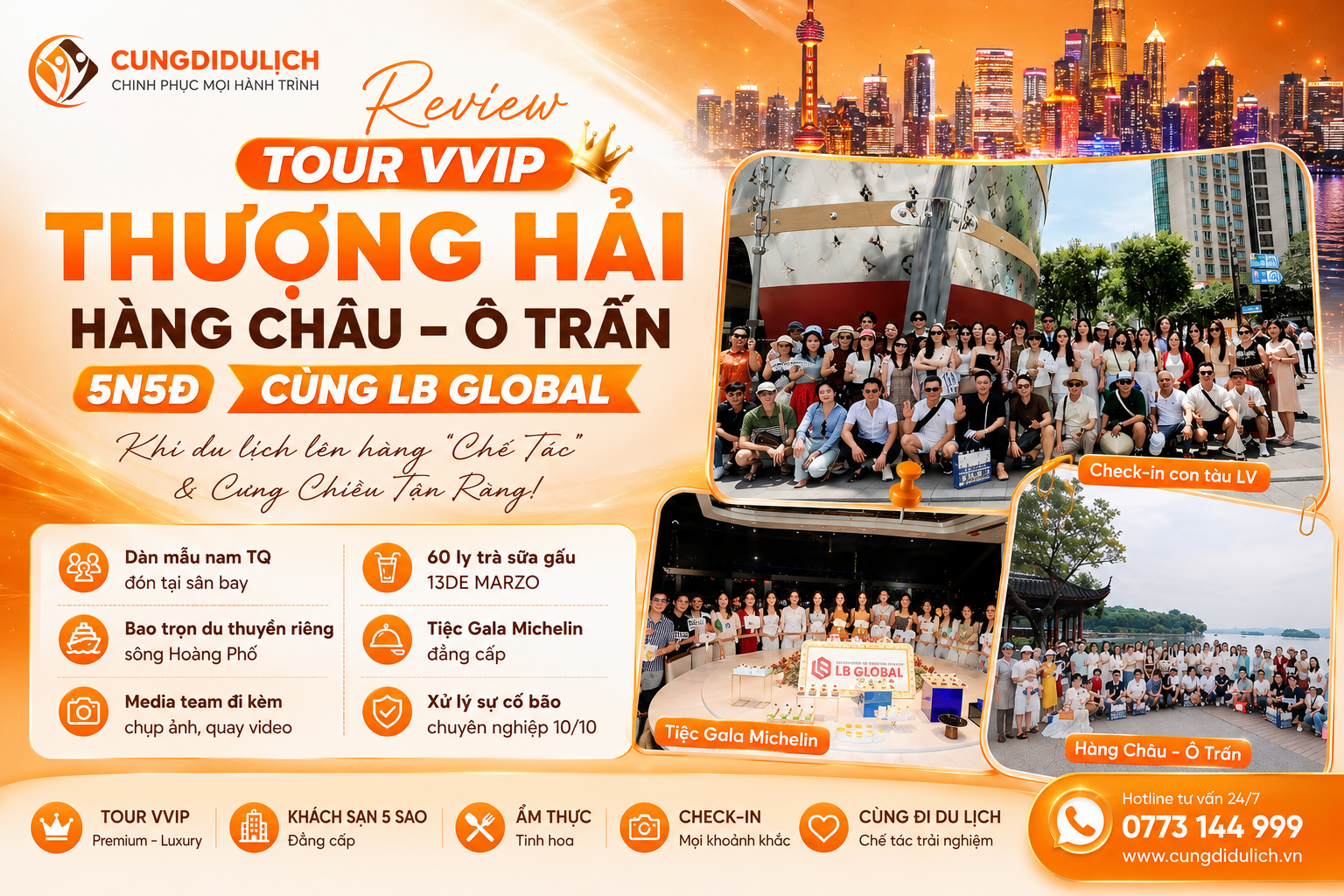 Review Tour VVIP Thượng Hải – Hàng Châu – Ô Trấn 5N5Đ cùng LB Global: Hành Trình Premium – Luxury Được “Chế Tác” Đẳng Cấp