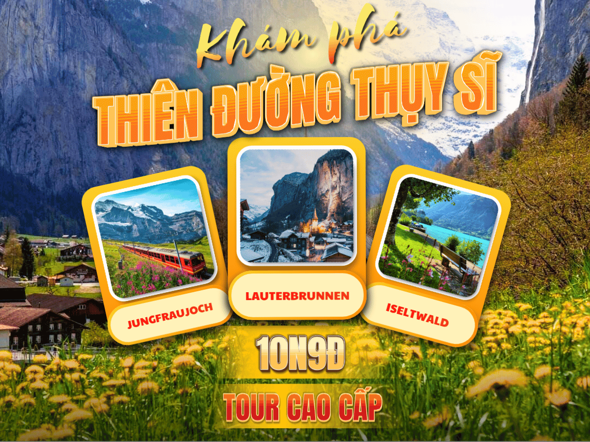 Thuỵ Sĩ: Jungfraujoch – Lauterbrunnen – Regensburg