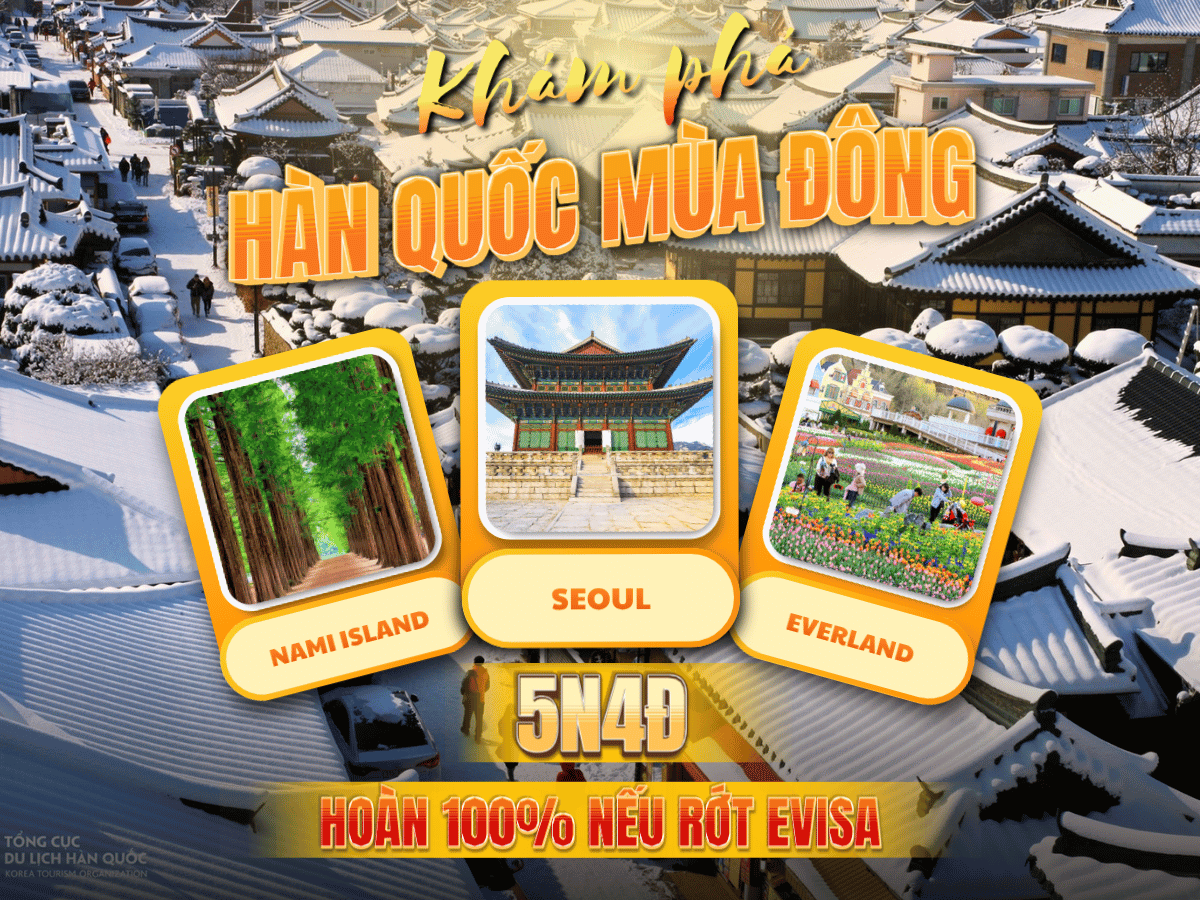 Hàn Quốc - Mùa đông siêu khuyến mãi