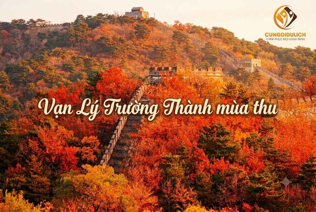 Vạn Lý Trường Thành mùa thu: Kinh nghiệm khám phá kỳ quan đẹp nhất Trung Quốc mùa lá đỏ
