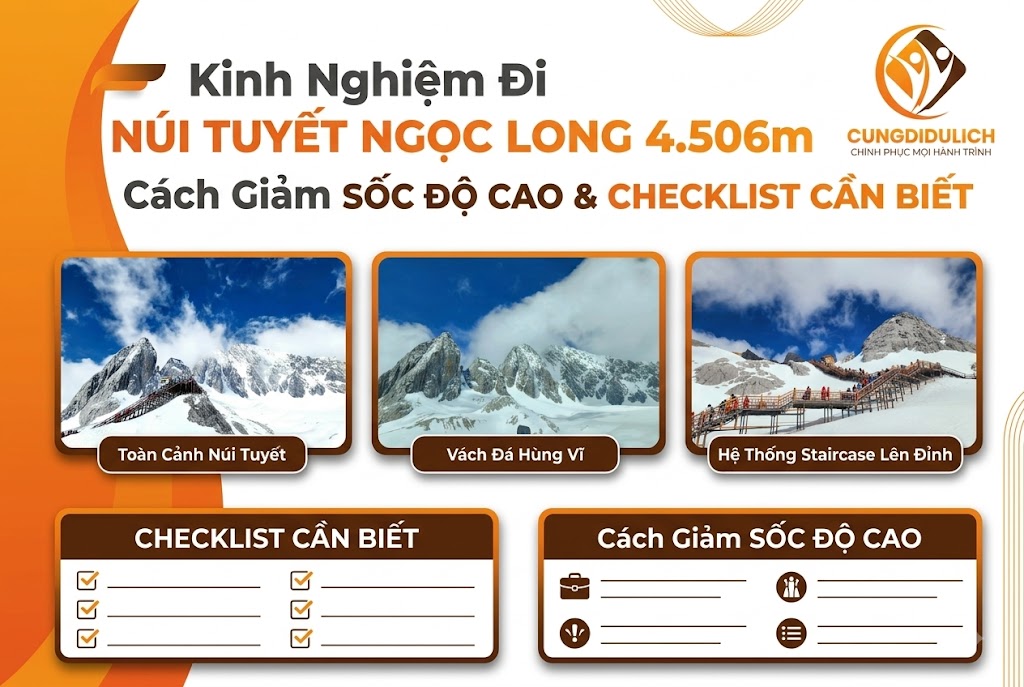 Kinh Nghiệm Đi Núi Tuyết Ngọc Long 4.506m: Cách Giảm Sốc Độ Cao & Checklist Cần Biết