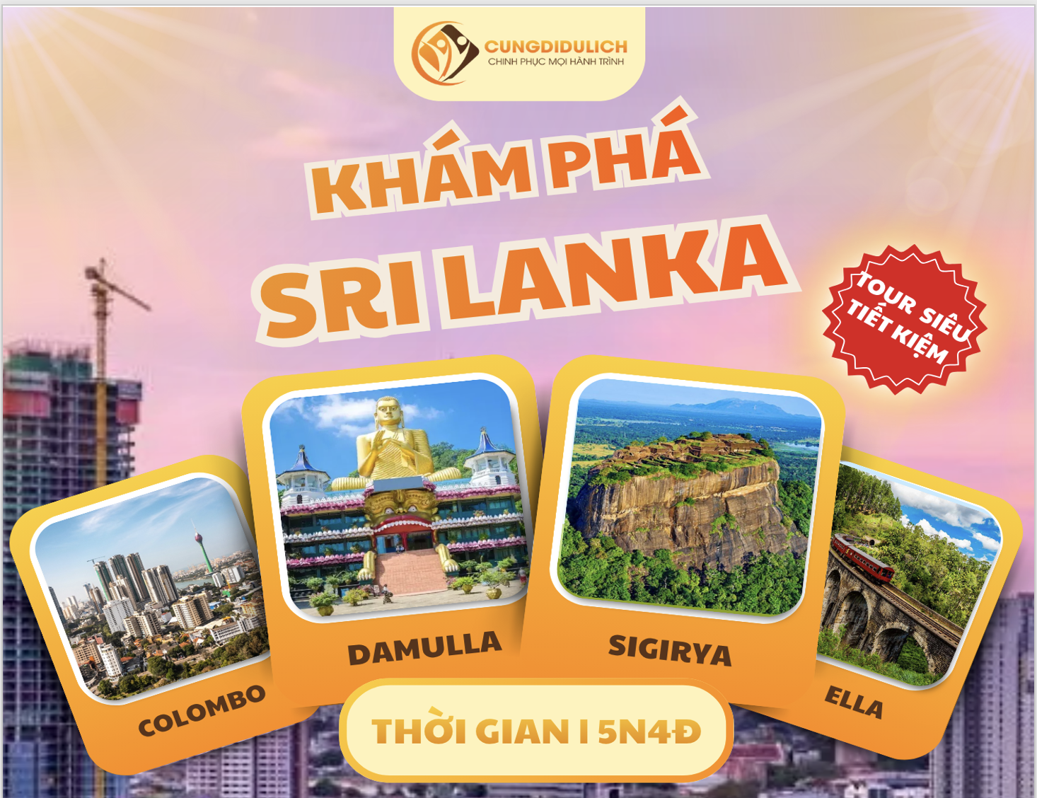 Sri Lanka: Colombo – Kandy – Sigirya – Elyia