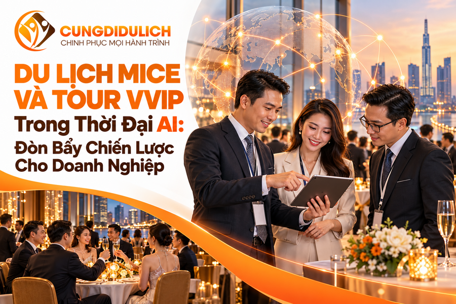Du Lịch MICE Và Tour VVIP Trong Thời Đại AI: Đòn Bẩy Chiến Lược Cho Doanh Nghiệp