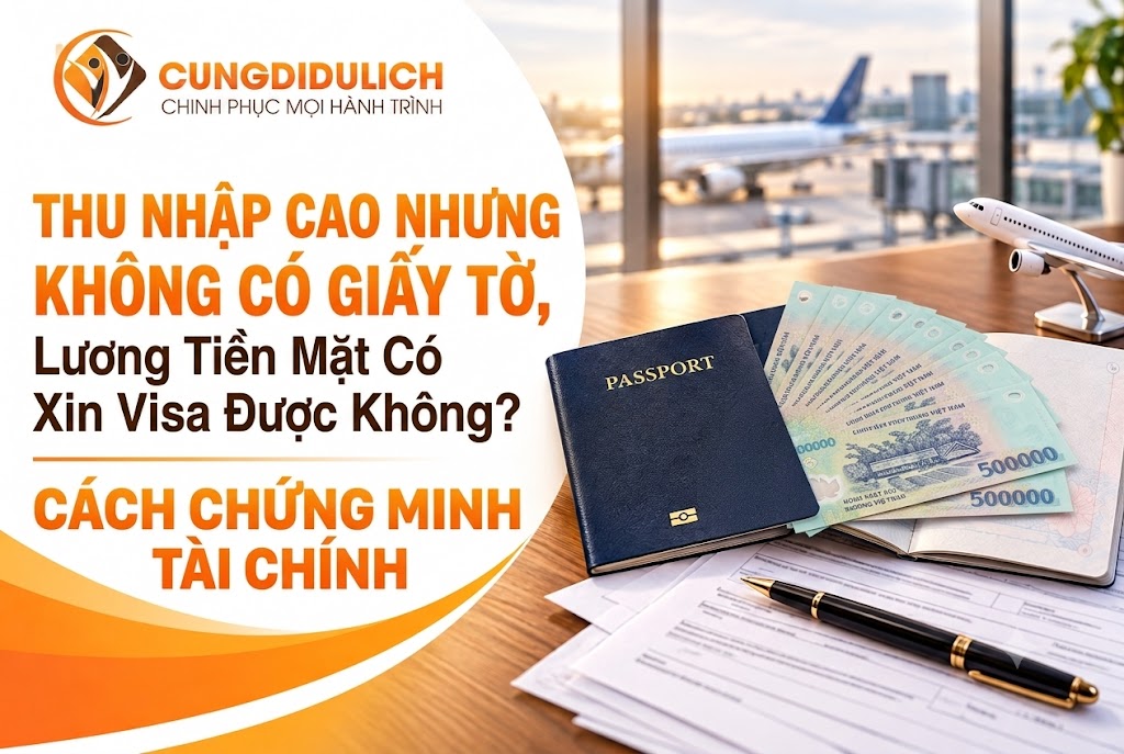 Thu Nhập Cao Nhưng Không Có Giấy Tờ, Lương Tiền Mặt Có Xin Visa Được Không? Cách Chứng Minh Tài Chính