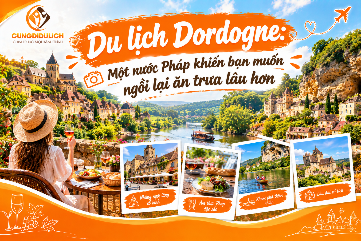 Du lịch Dordogne, Pháp: 6 điểm đẹp và món ngon nên thử