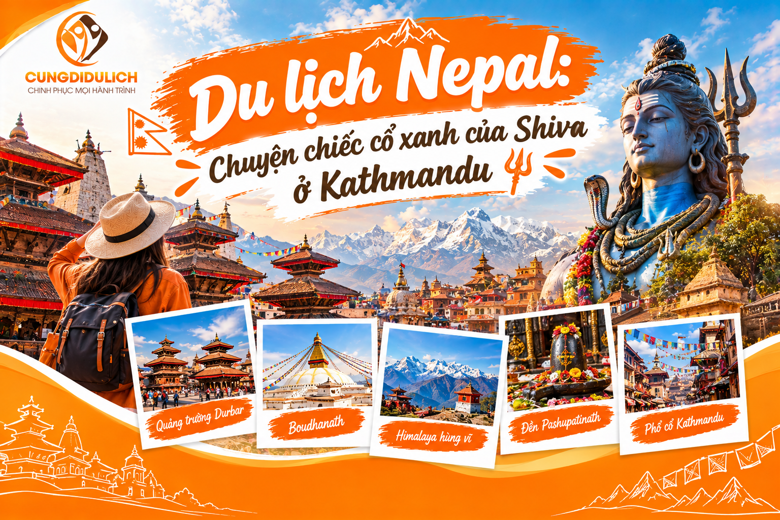 Du lịch Nepal: Chuyện chiếc cổ xanh của Shiva ở Kathmandu