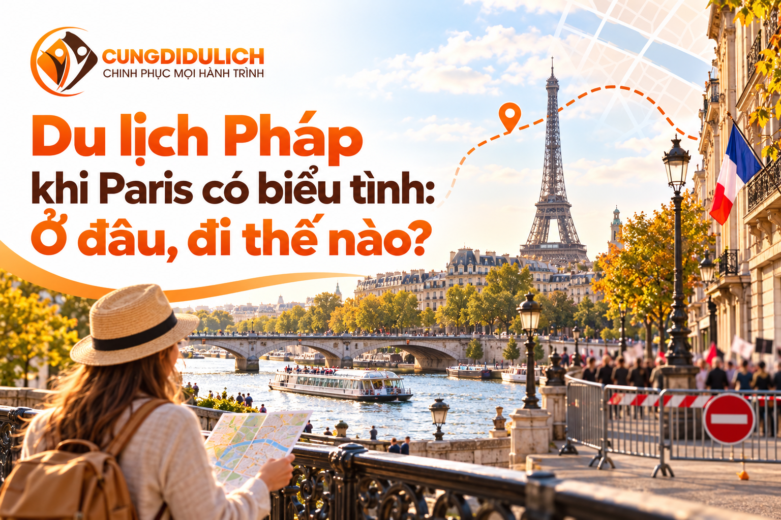 Du lịch Pháp khi Paris có biểu tình: Ở đâu, đi thế nào?