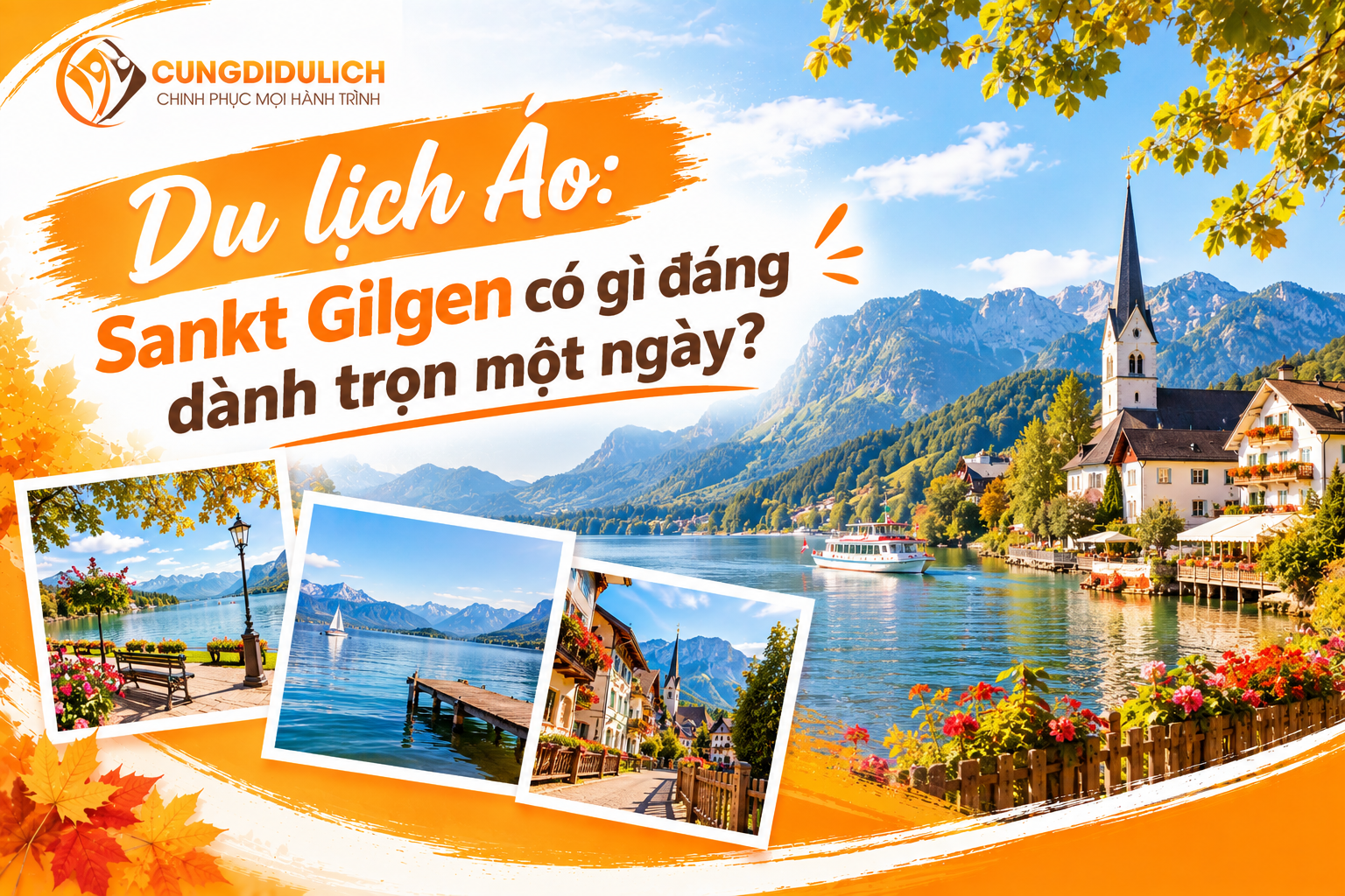 Du lịch Áo: Sankt Gilgen có gì đáng dành trọn một ngày?
